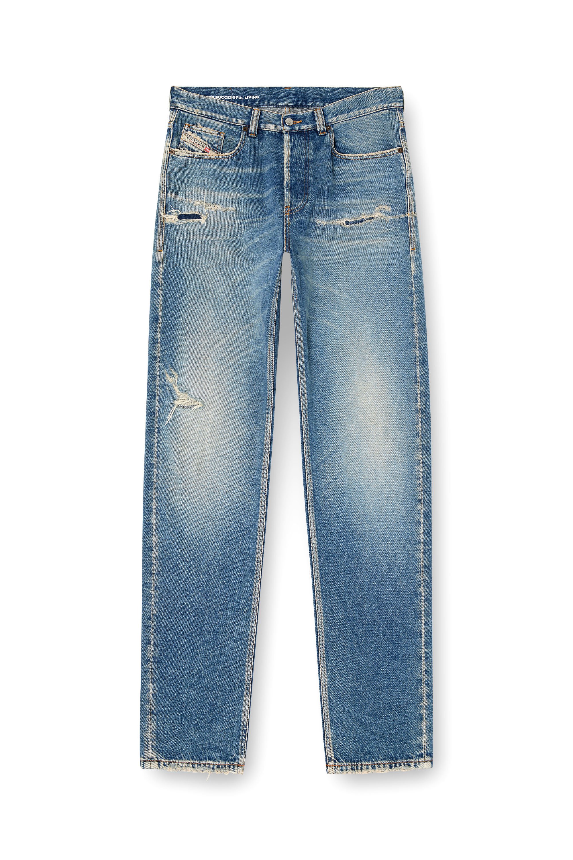 Diesel - Man's Regular Jeans 2024 D-Macs 09L43, Medium blue - 3